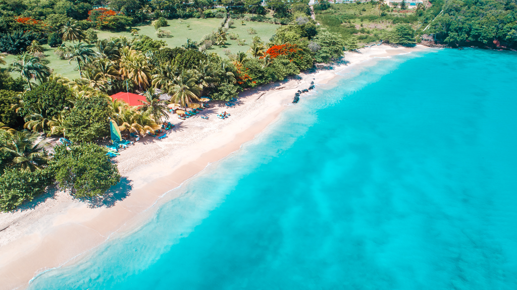 Гренада пляж Карибы