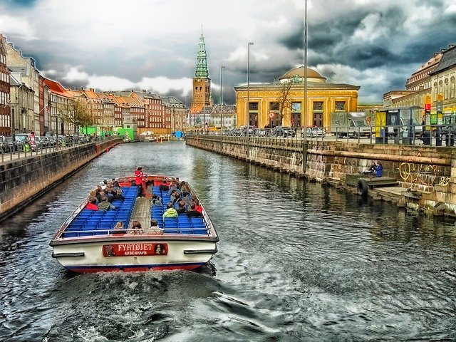 Копенгаген - прогулка по каналу
