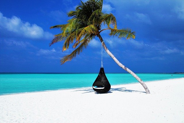 Мальдивы море пляж